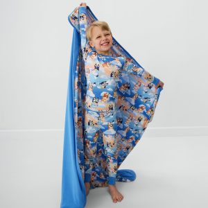 Bluey Blue Sleepytime Large Cloud Blanket?
