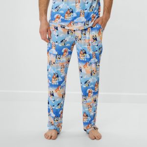Bluey Blue Sleepytime Men's Pajama Pants
