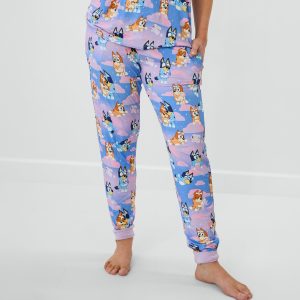 Bluey Purple Sleepytime Women's Pajama Pants