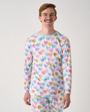 Candy Cuties Men's Long Sleeve Pajama Top