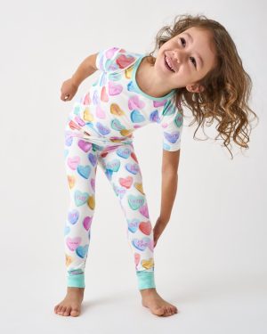 Candy Cuties Two-Piece Short Sleeve Pajama Set