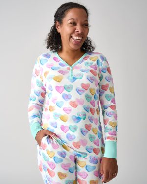 Candy Cuties Women's Long Sleeve Pajama Top