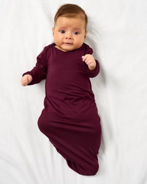 Classic Burgundy Infant Gown