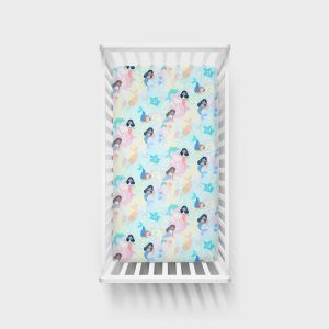 Mystic Mermaids Fitted Crib Sheet