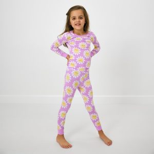 Flower Power Two-Piece Pajama Set