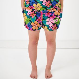 Jungle Blooms Women's Pajama Shorts