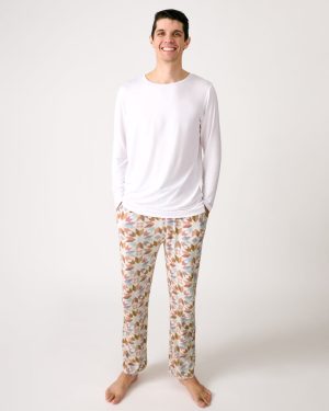 Kaleidoscope Dreams Ribbed Men's Pajama Pants