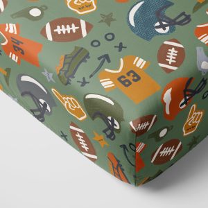 Touchdown Time Fitted Crib Sheet