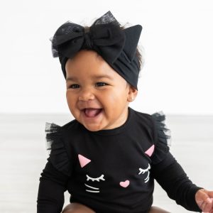 Cat Ears Luxe Bow Headband