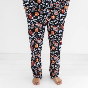 Black Slam Dunk Men's Pajama Pants