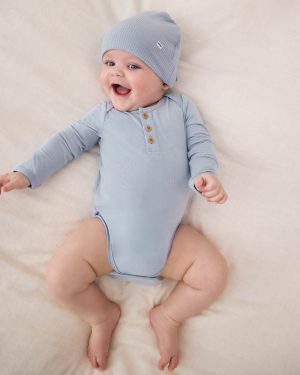 Light Fog Henley Bodysuit