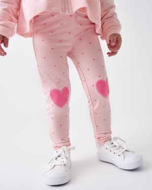 Little Love Heart Patch Legging