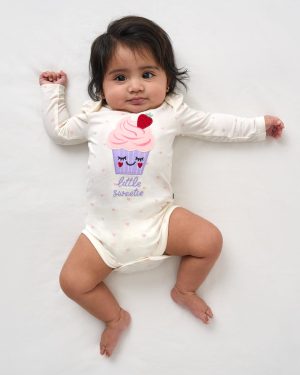 Little Sweetie Puff Sleeve Bodysuit