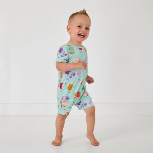 Lunch Buddies Pocket Shorty Romper
