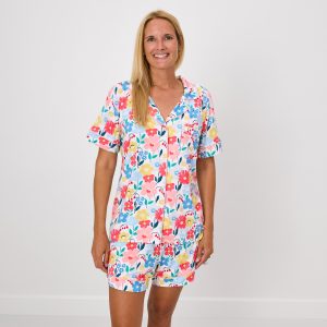 Midsummer Meadow Women's Short Sleeve & Shorts Pajama Set