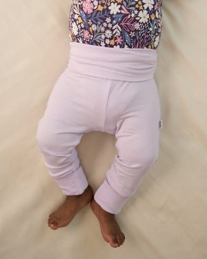 Misty Lavender Fold Over Legging