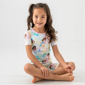 Mystic Mermaids Two-Piece Short Sleeve & Shorts Pajama Set