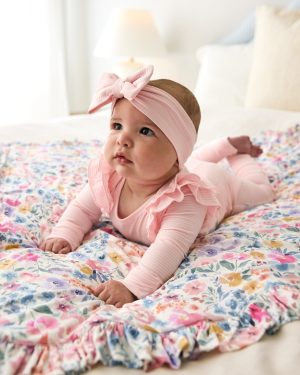 Tiny Blooms Ruffle Mini Cloud Blanket®