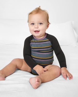Ollie Stripe Raglan Bodysuit