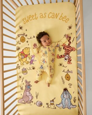 Disney Sweet As Can Bee Fitted Crib Sheet