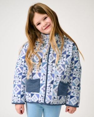 Patchwork Indigo Barn Jacket