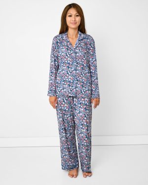 Petite Petals Women's Long Sleeve Pajama Set