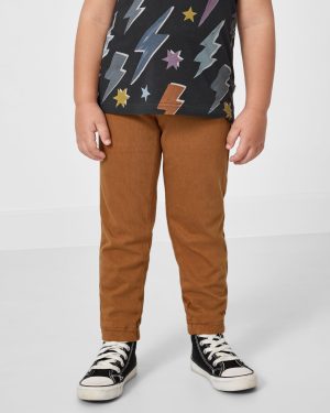 Rich Toffee Denim Jogger