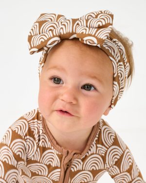 Rust Rainbows Luxe Bow Headband