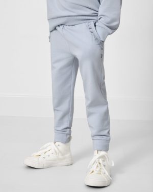 Soft Blue Ruffle Jogger