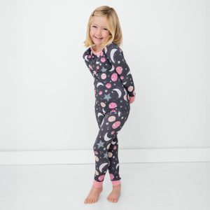Pink To the Moon & Back Two-Piece Pajama Set