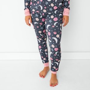 Pink To the Moon & Back Women's Pajama Pants