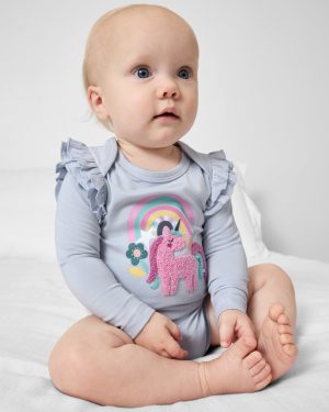 Unicorn Flutter Bodysuit