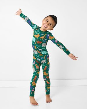 Wild Zoo Two-Piece Pajama Set