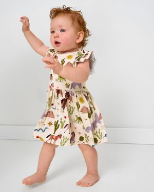 Wild Frontier Flutter Twirl Dress with Bodysuit