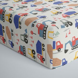 Construction Fitted Crib Sheet