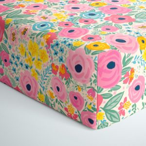 Secret Garden Fitted Crib Sheet